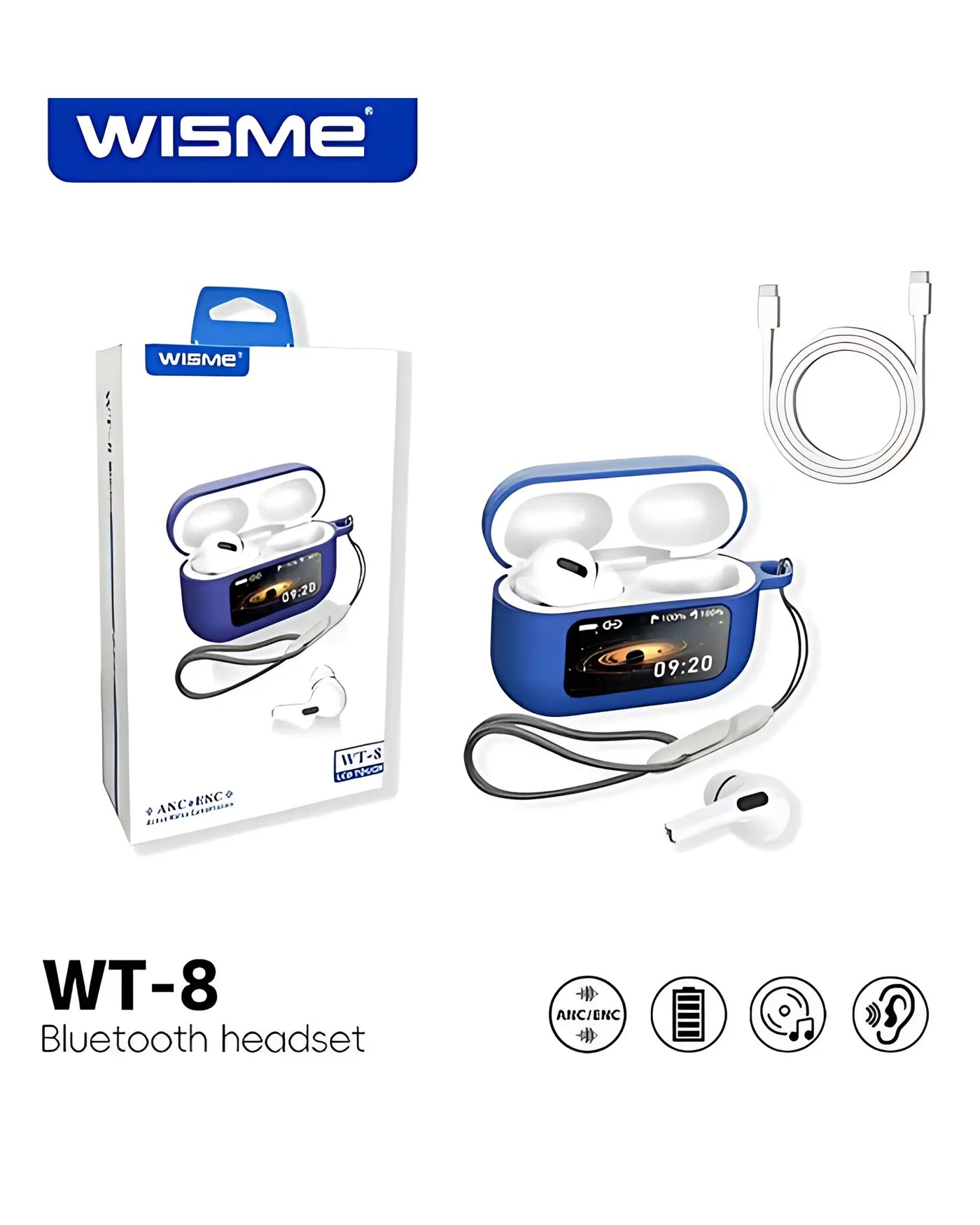 WISME WT 8 AMOLED Earbuds UAE
Noise Cancelling Earbuds Dubai